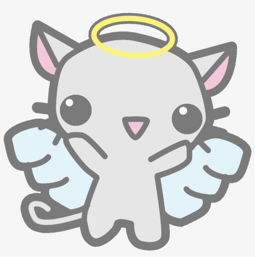 Kawaii Cat By Misskatv On Deviantart Graphic Library - Cat Kawaii Png, transparent png
