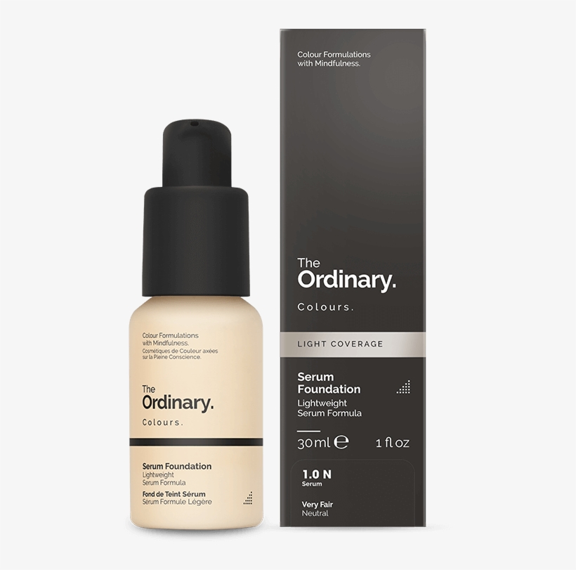 Serum Foundation - Ordinary. Coverage Foundation 1.1n, transparent png