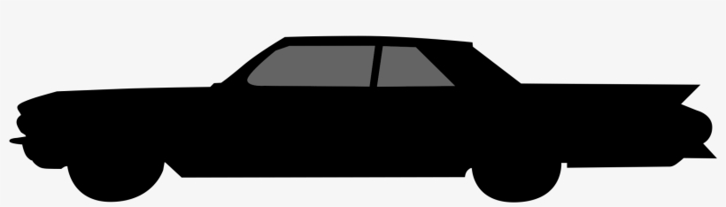 Old Car Silhouette Vector Library Download - Silhouette Of A Car, transparent png