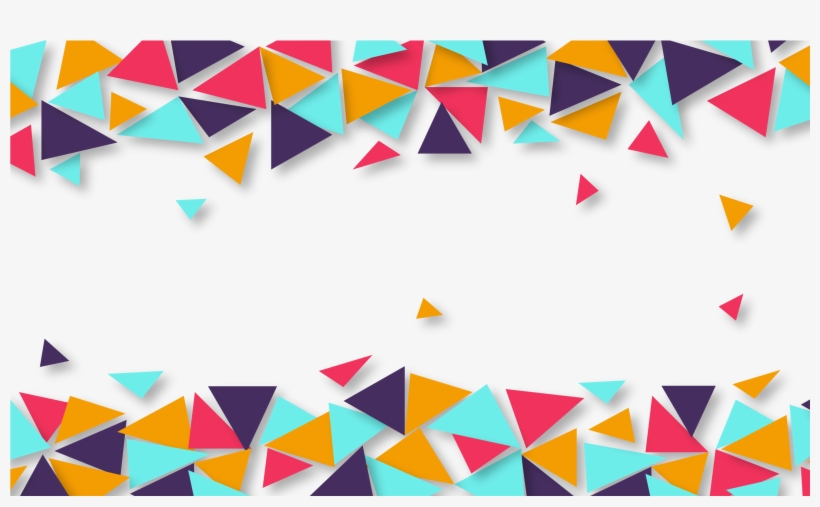Geometry Triangle Trigonometry Block - Border Geometric Hd Png, transparent png