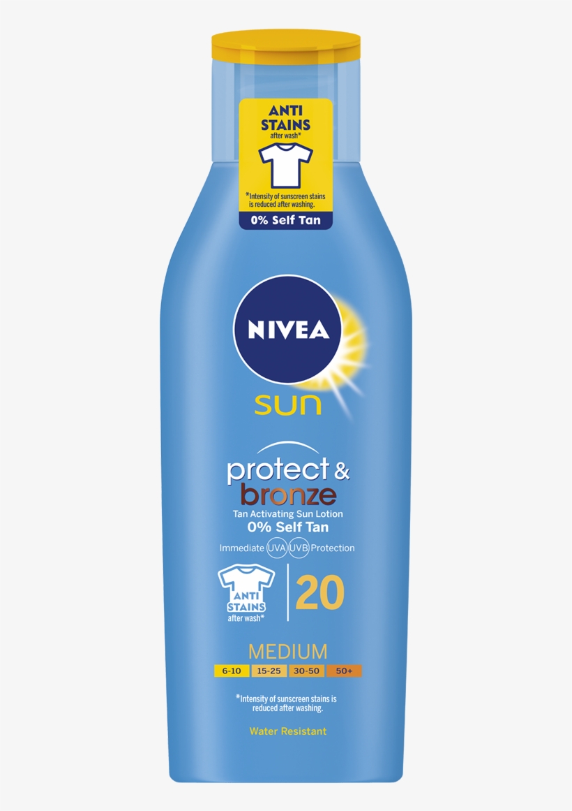 Sun Care - Nivea Sun Protect & Bronze, transparent png