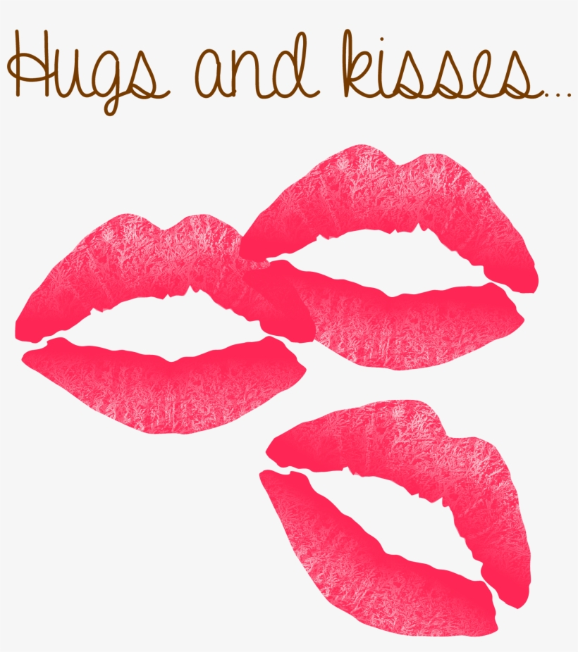 Many Kissing Red Lips - Transparent Kisses, transparent png