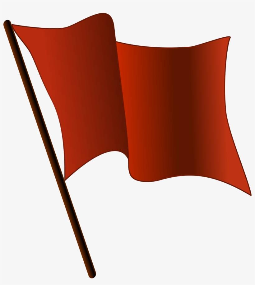 Red Flag Waving - Red Flag, transparent png