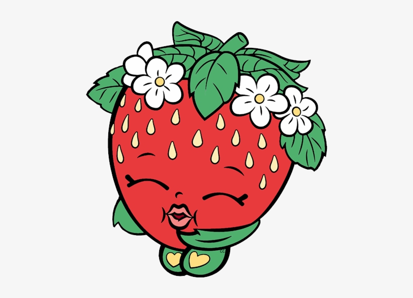 Strawberry Kiss - Shopkins Characters Strawberry Kiss, transparent png