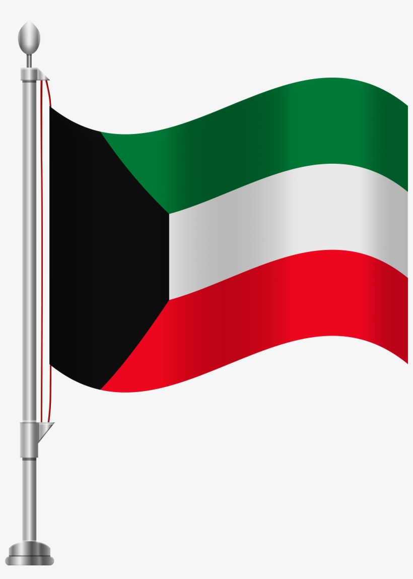 Kuwait Flag Png Clip Art, transparent png