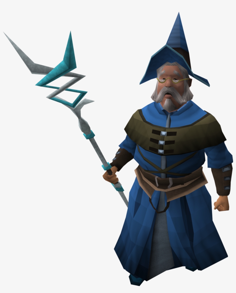 Runescape Wizard, transparent png