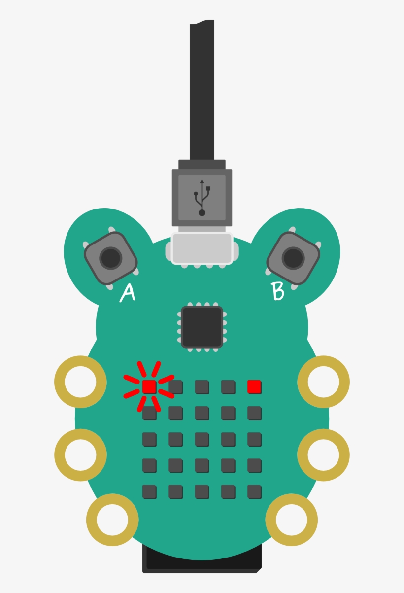 Reset Codebug To Start Running Your Program By Pressing - Codebug Glowbug, transparent png