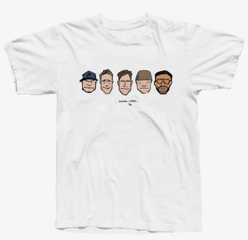 'cartoon Faces' White T-shirt - Shirt, transparent png