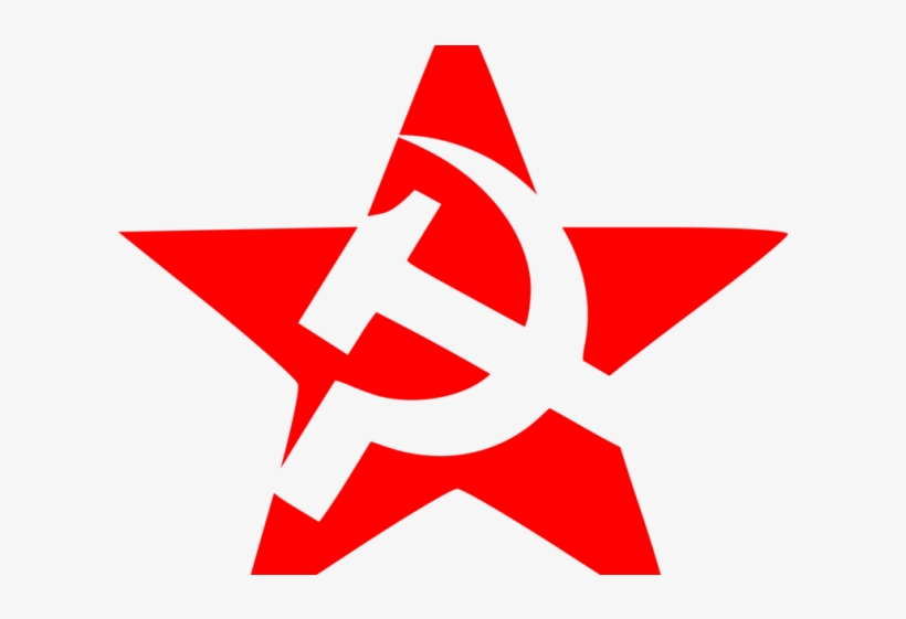 The Soviet Union Clipart Flag - Hammer And Sickle Png, transparent png