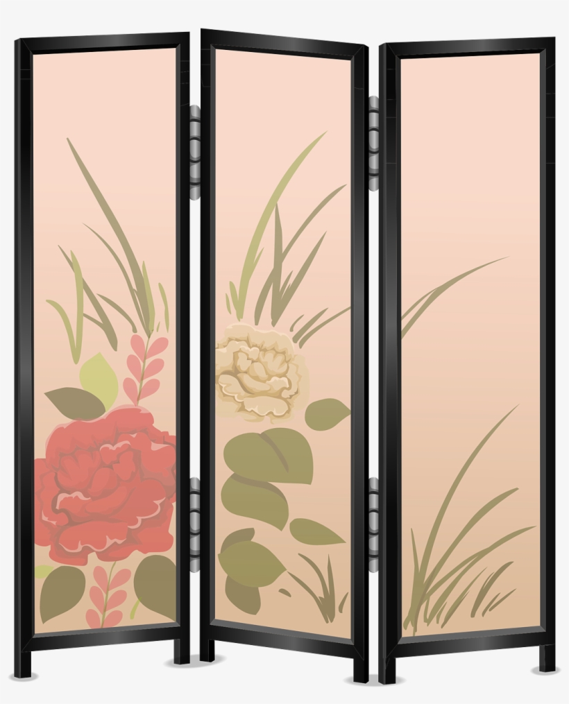 Partition Room Divider Screen - Folding Screen, transparent png