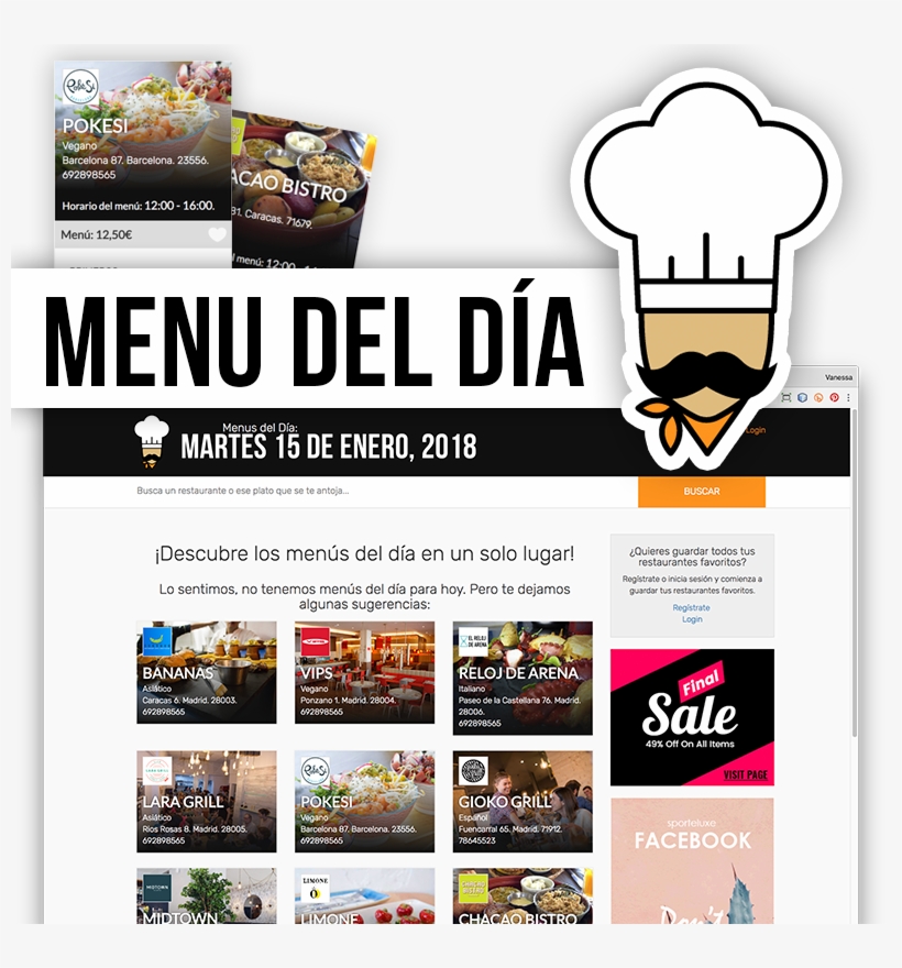 Menús Del Día - Andrew Young John Edwards, transparent png