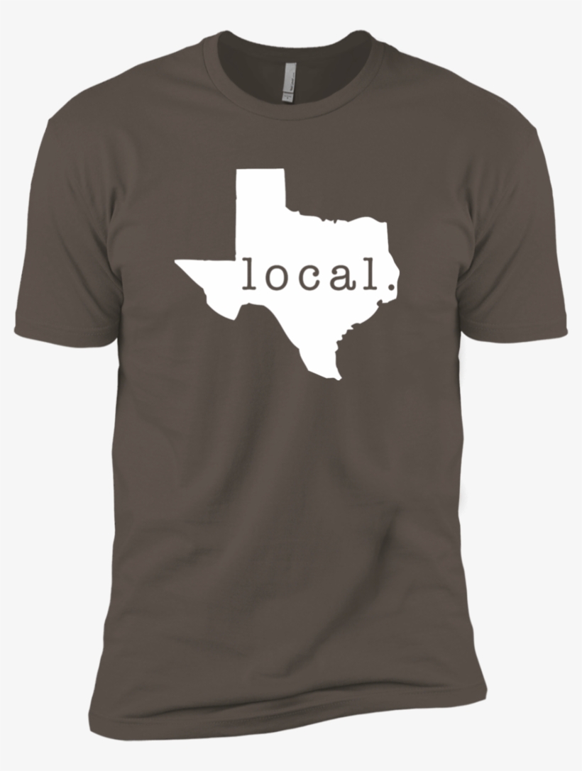 Texas Local Premium T Shirt For Tx State Pride With - Shirt, transparent png