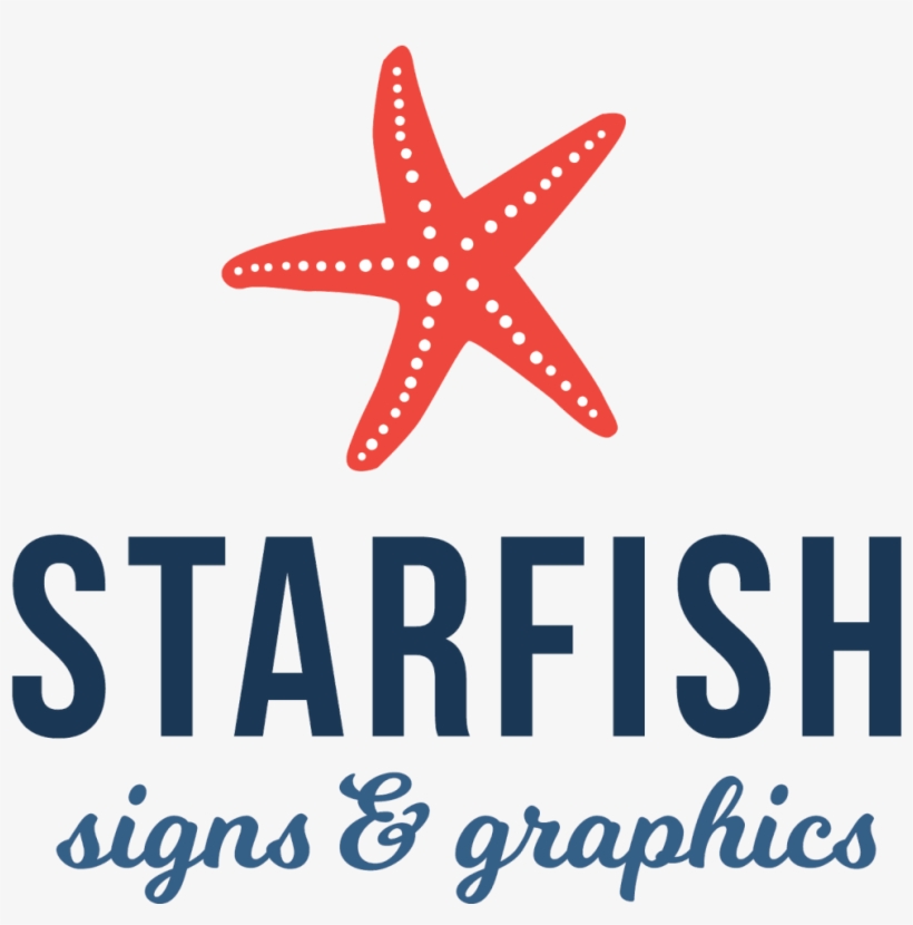Signs And Graphics Custom Signage For Your - Starfish Logo, transparent png