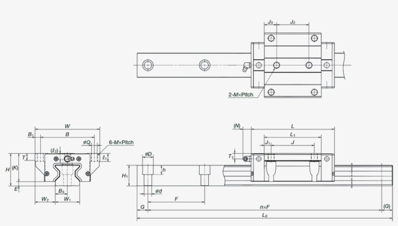 Nsk Ra Flange Type - Diagram, transparent png
