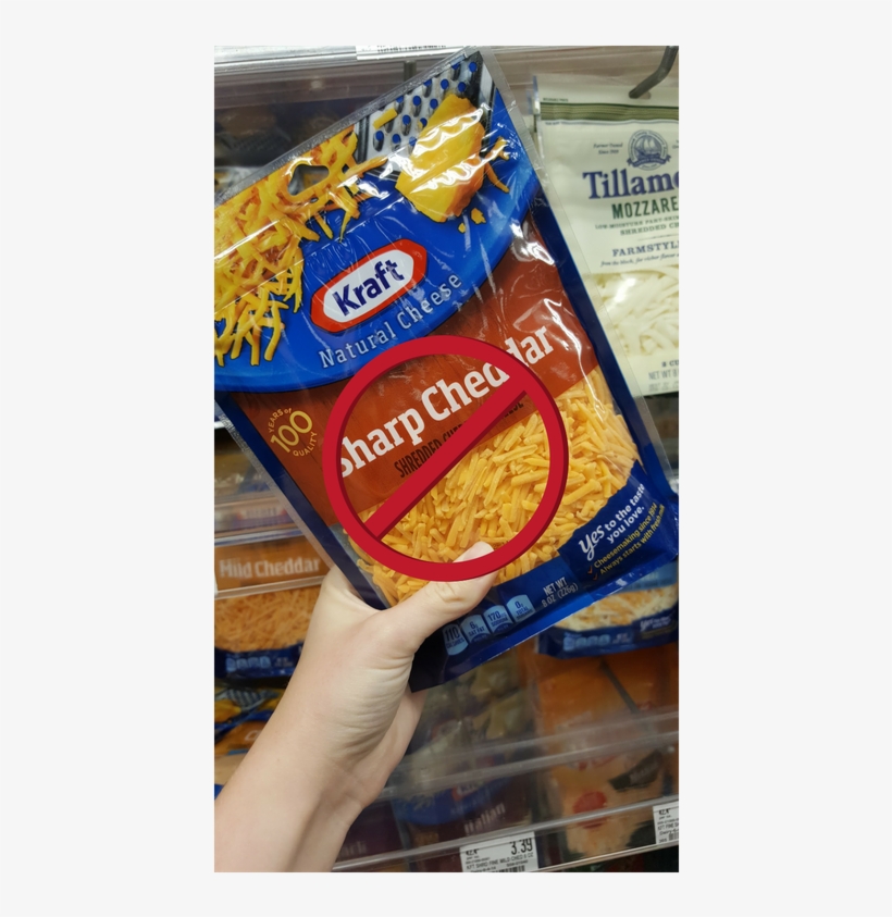 This Pre-shredded Cheese Bag Is Not Recyclable And - Whole Grain, transparent png