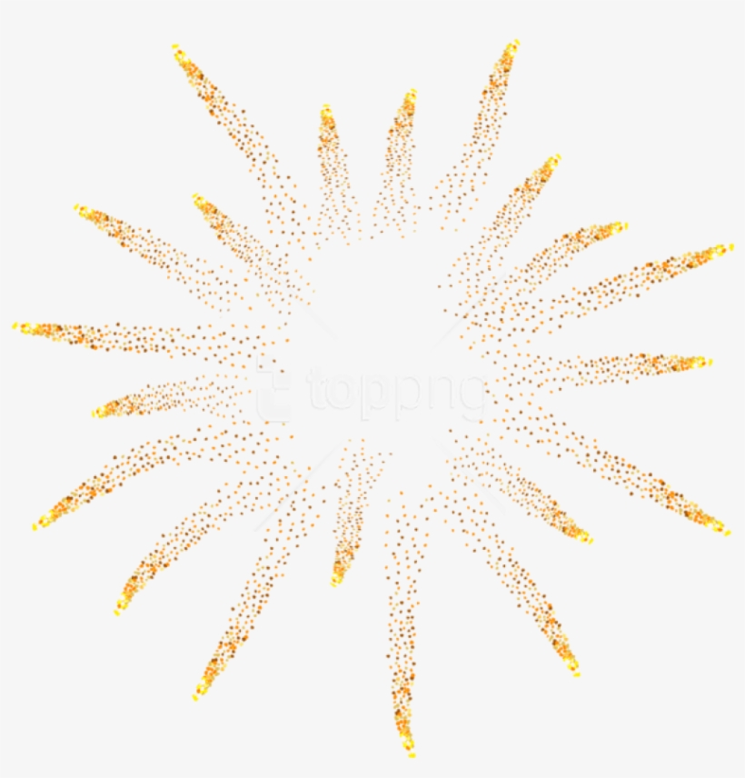 Free Png Yellow Fireworks Png - Art, transparent png