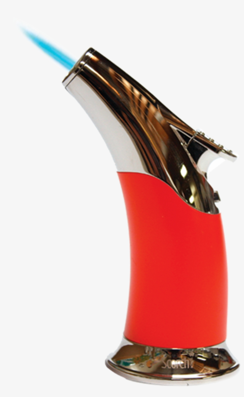 Scorch Torch Smooth Curve Single Flame Lighter 6ct/display - Weapon, transparent png