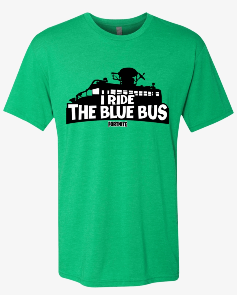 Fortnite Bus Men's Triblend T-shirt - Shirt, transparent png