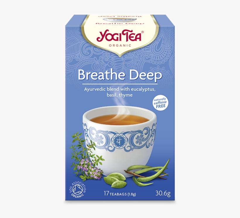 Yogi Tea Breathe Deep, transparent png