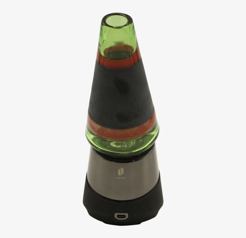 Gucci Pattern Black Puffco Peak Glass Attachment From - Beer Bottle, transparent png
