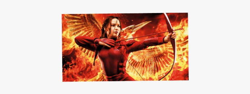 Katniss Everdeen Shooting A Bow, transparent png