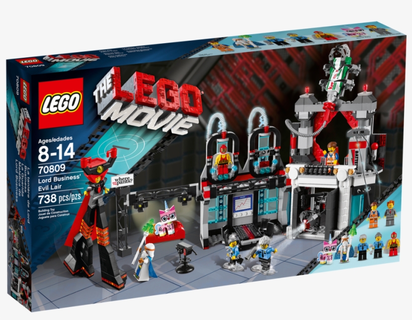 Lord Business Evil Lair 70809 Lego Set - Lego Movie Lord Business Evil Lair, transparent png