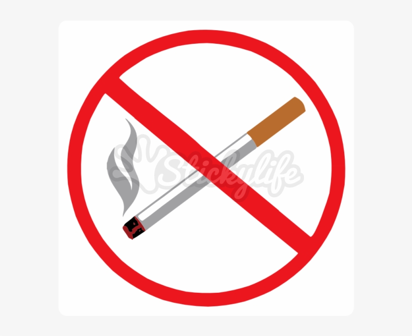 No Smoking Static Cling - Vector Graphics, transparent png
