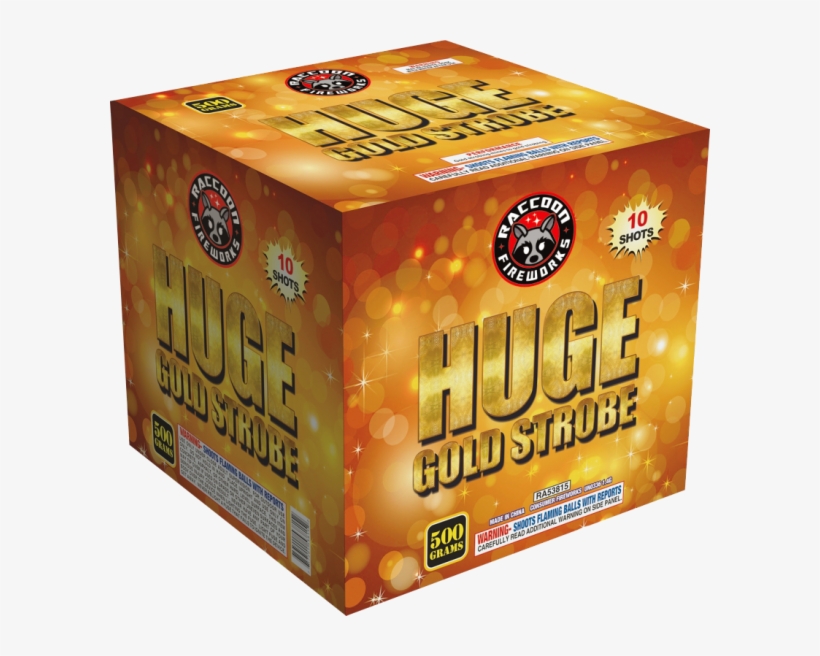 Huge Gold Strobe 10 Shot - Box, transparent png