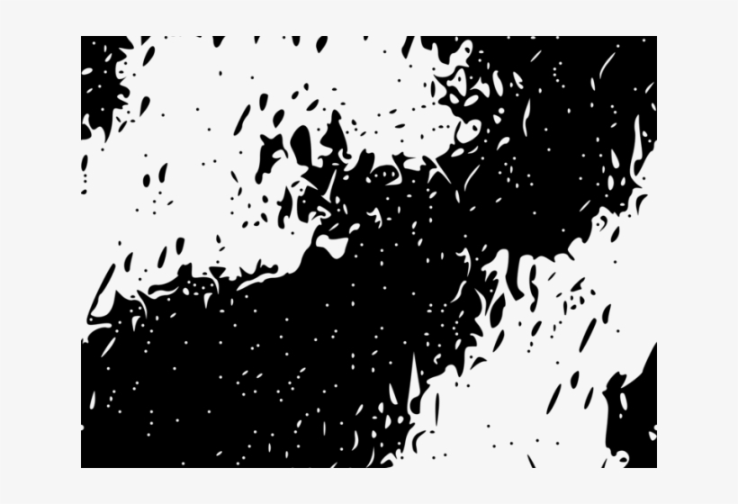 Grunge Clipart Black And White - Illustration, transparent png