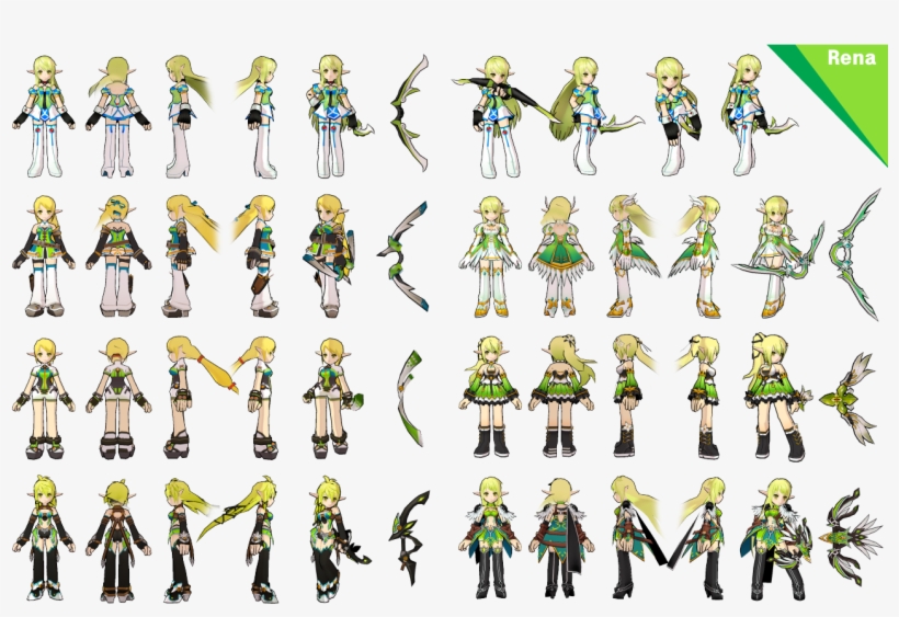 So Reeeeenaaaaaa From Elsword Naver Blog Kinda Late~ish - Cartoon, transparent png