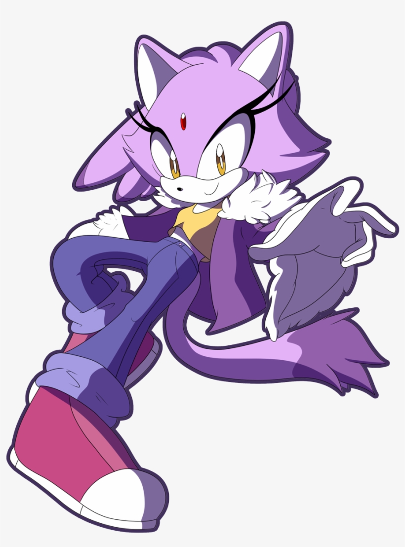 Cat Cat Purple Mammal Fictional Character Small To - Sonic The Hedgehog Casual, transparent png