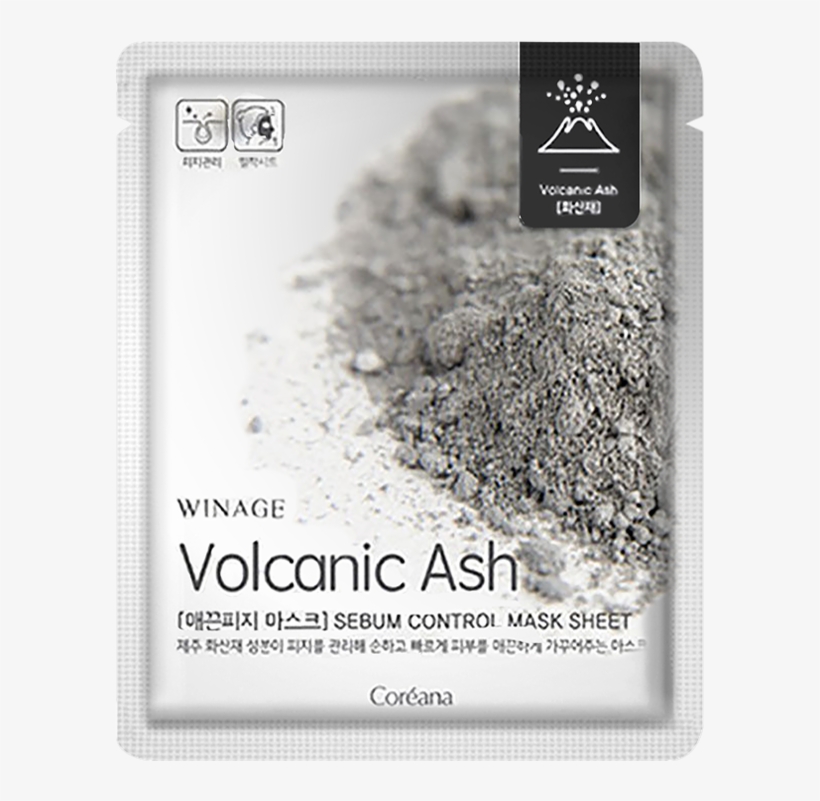 Corena Winage Volcanicacid Facemask Front Small - Volcanic Ash, transparent png