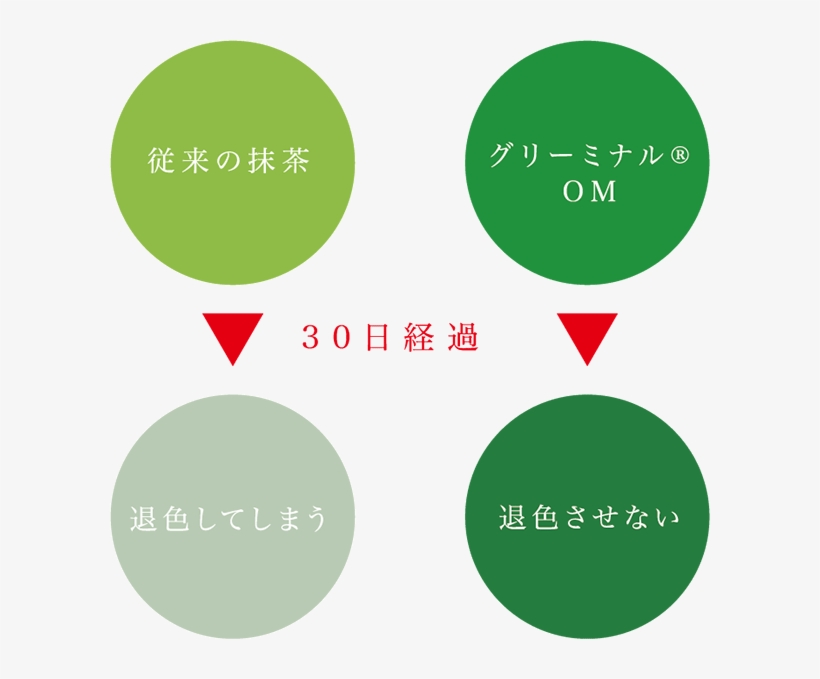 After 30 Days, Conventional Matcha → Decolorized,greeminal - Circle, transparent png