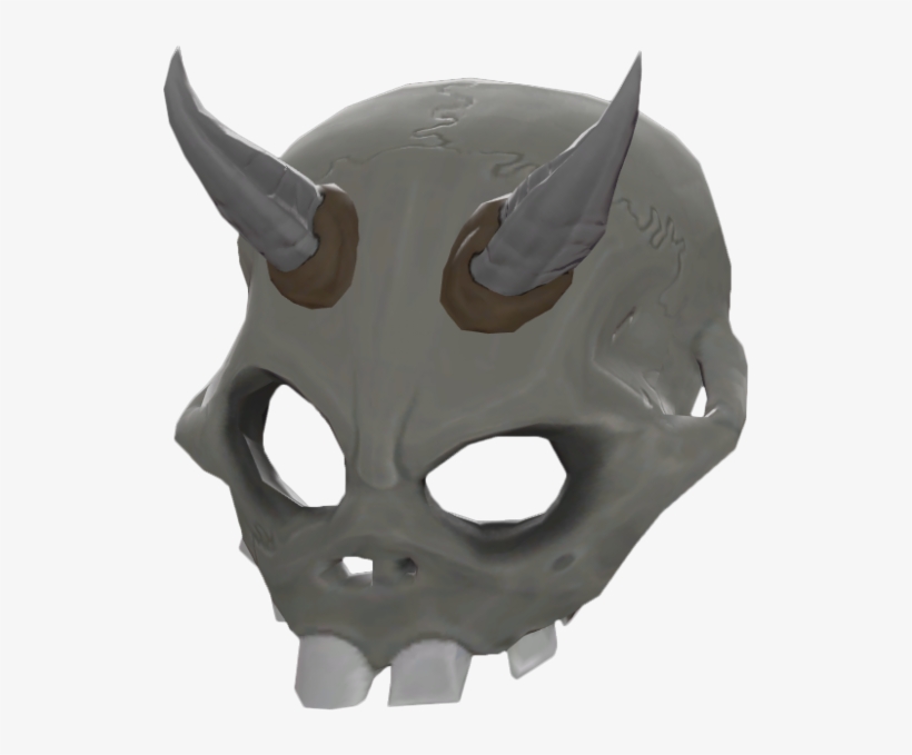 Painted Spine-chilling Skull 2011 7e7e7e - Mask, transparent png
