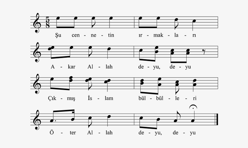 Four Short Lines With Main Cadence - Gelobet Sei Du Jesus Christ Noten, transparent png