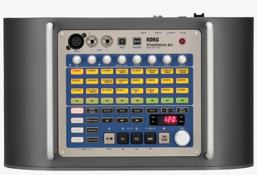 Front View - Korg Stageman 80, transparent png