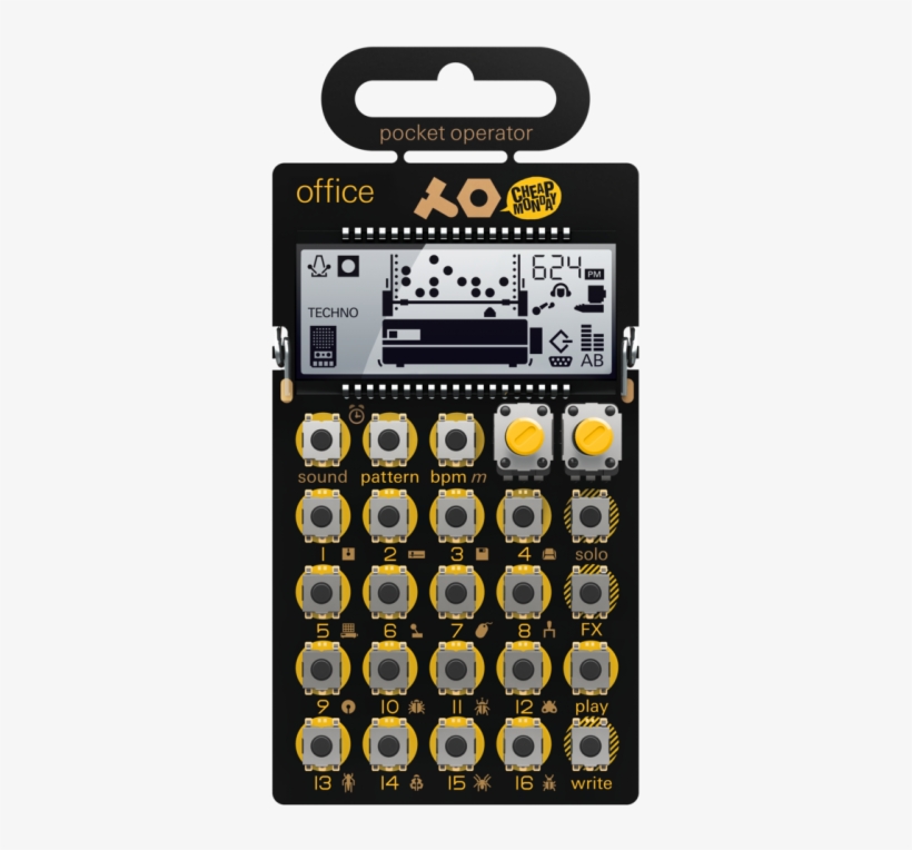 Teenage Engineering Pocket Operator Handheld Synthesiser - Teenage Engineering Po 24 Office, transparent png