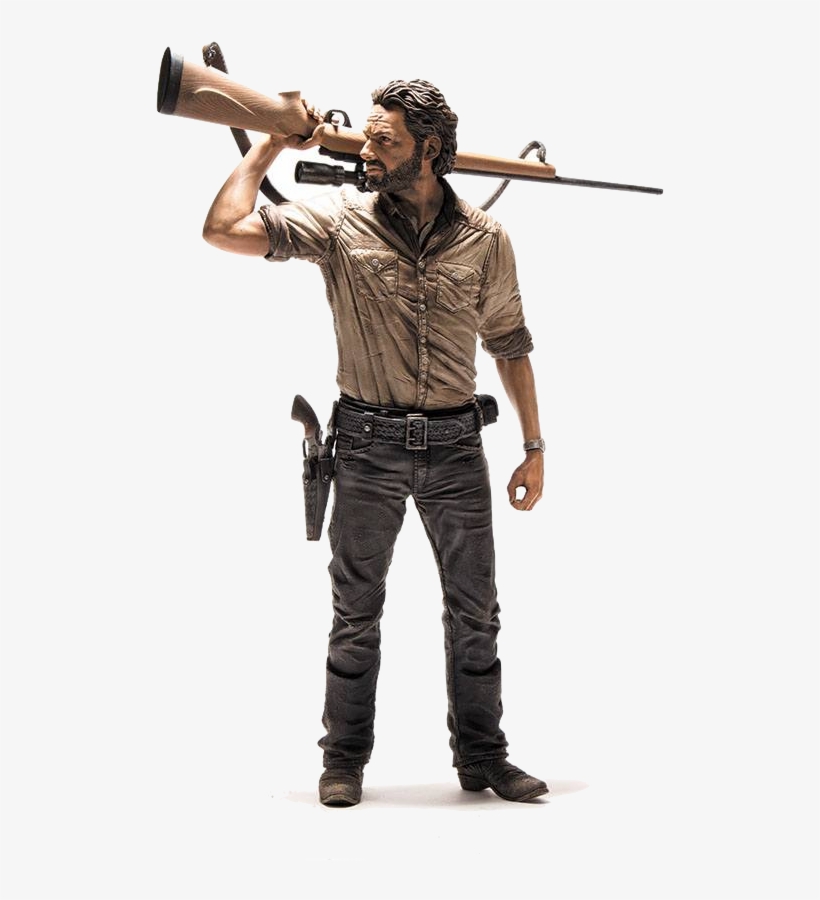 Mcfarlane The Walking Dead Rick Grimes Deluxe Figure - Rick Walking Dead Outfit, transparent png
