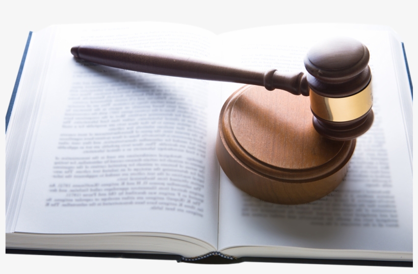 Gavel With Law Book Png Image - Law, transparent png