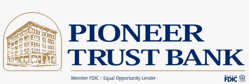 Presented By - Pioneer Trust Bank Logo, transparent png