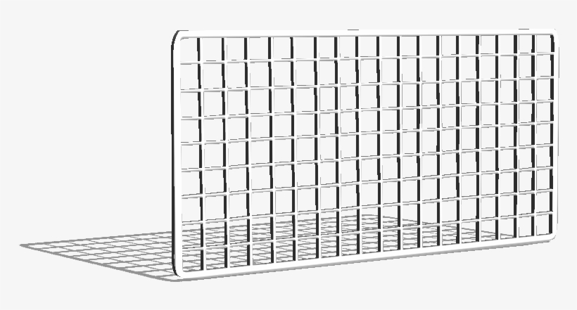 Wire Mesh, 18×9, White - Shelf, transparent png