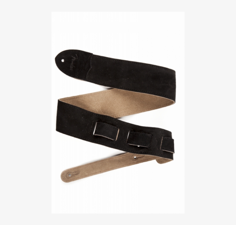 Fender 2 1⁄2" "f" Suede Guitar Strap, Black - Strap, transparent png