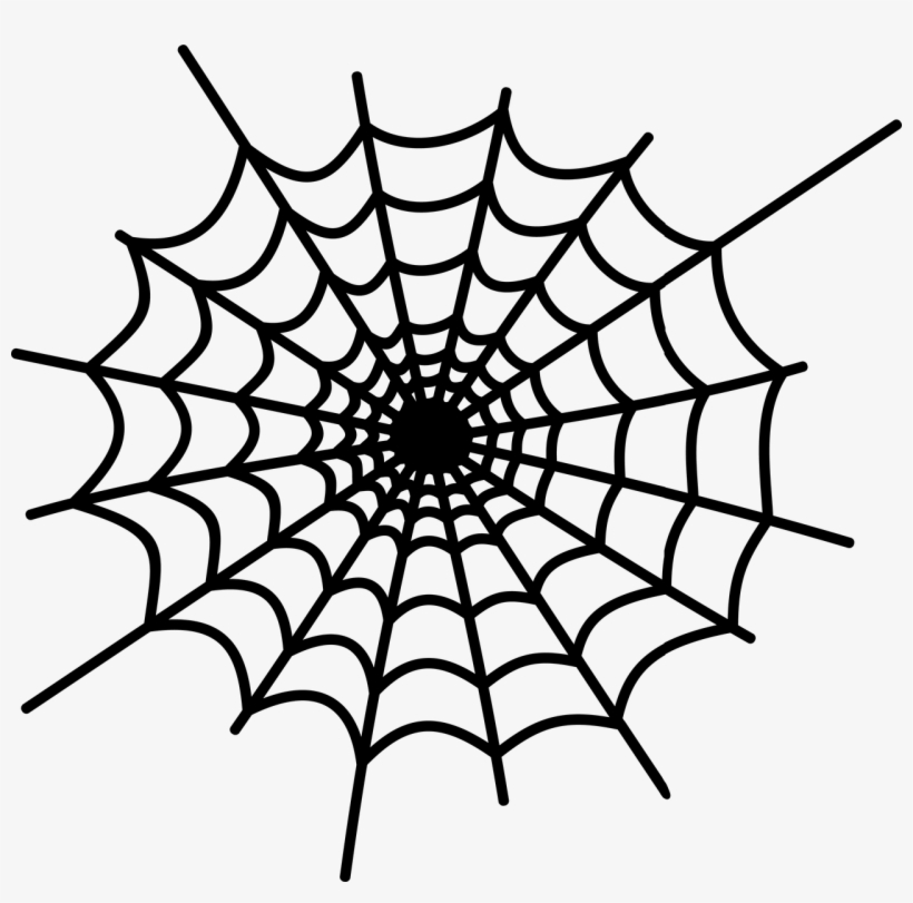 1280 X 1204 4 - Halloween Clipart Spider Web, transparent png