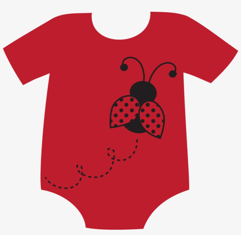 Red Clipart Baby Onesie Transparent Free - Clip Art, transparent png