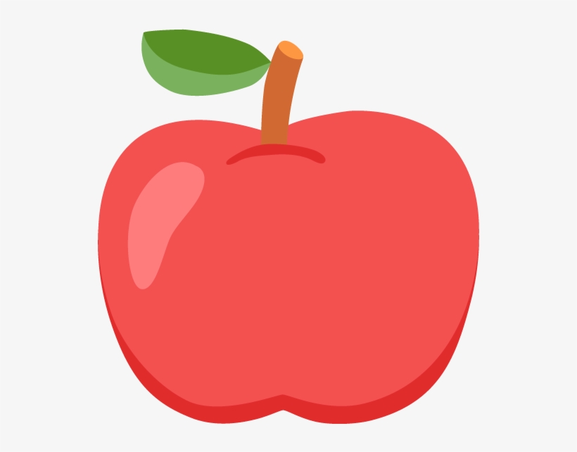 Apple Flat Png, transparent png