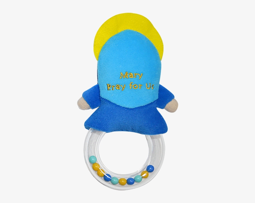 Mother Mary Pray For Us Rattle - Stuffed Toy, transparent png