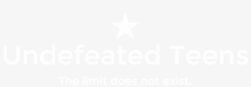 Undefeated Teens Logo White - Vr Headset Icon White, transparent png