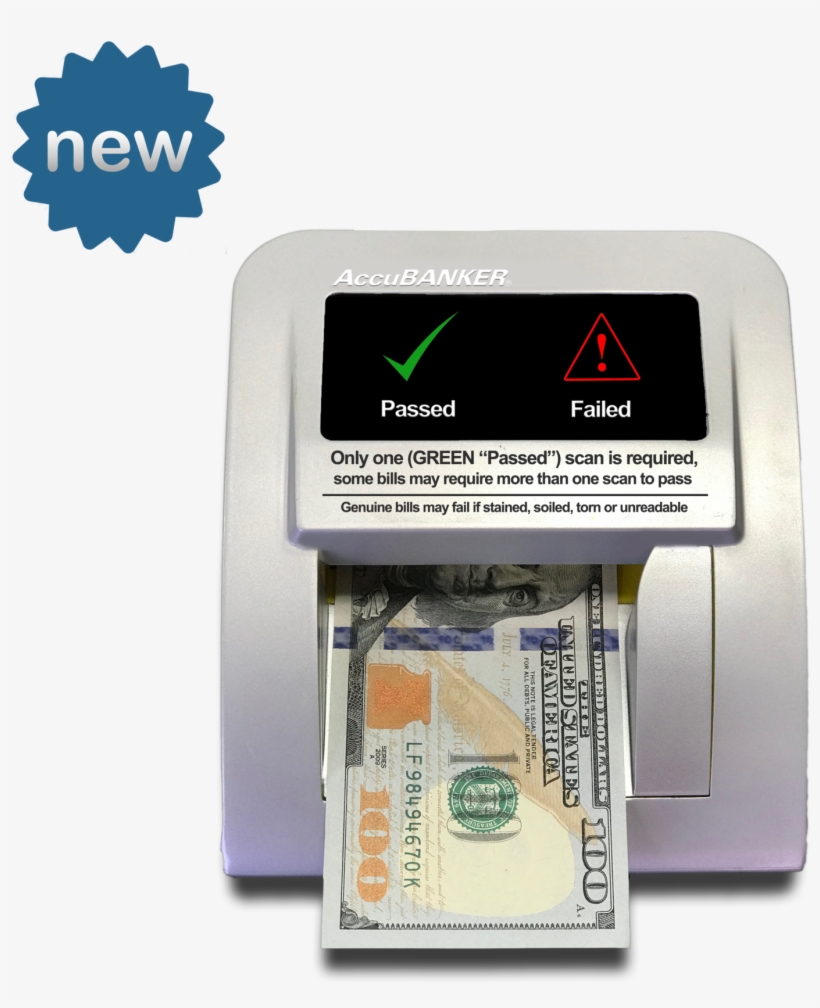 D470 Quadscan 4 Way Counterfeit Detector Front - Cash, transparent png
