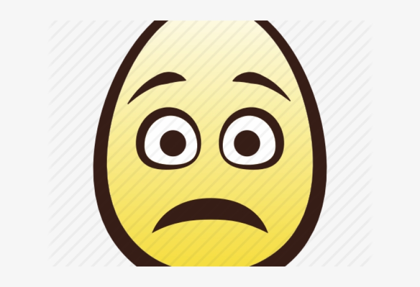 Emoji Face Clipart Worried Face - Smiley, transparent png