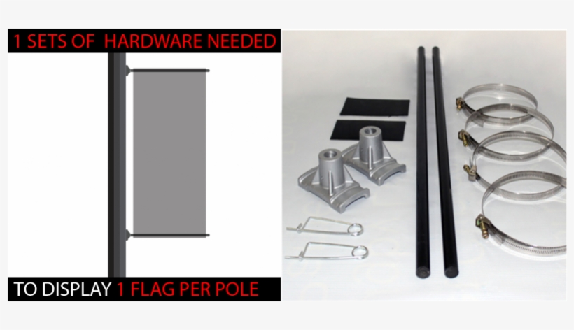 Use 1 Set When Flying 1 Flag Per Pole - Table, transparent png